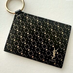 Yves Saint Laurent Black and Gold Compact Mirror